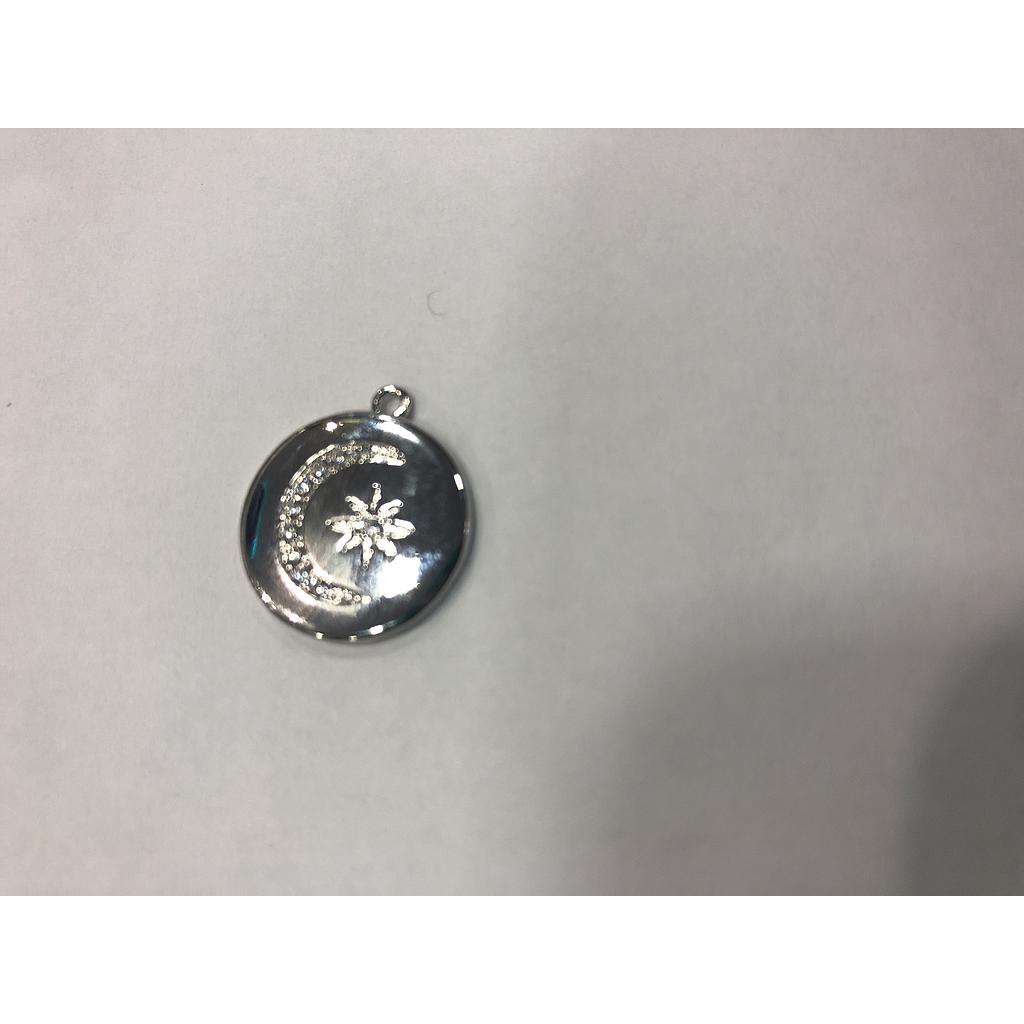 DIJE DE LUNA ELECTROENCHAPADO