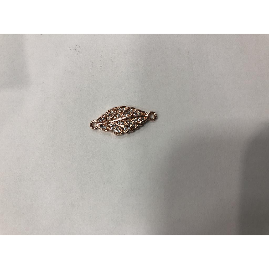 DIJE HOJA MICROZIRCONIA
