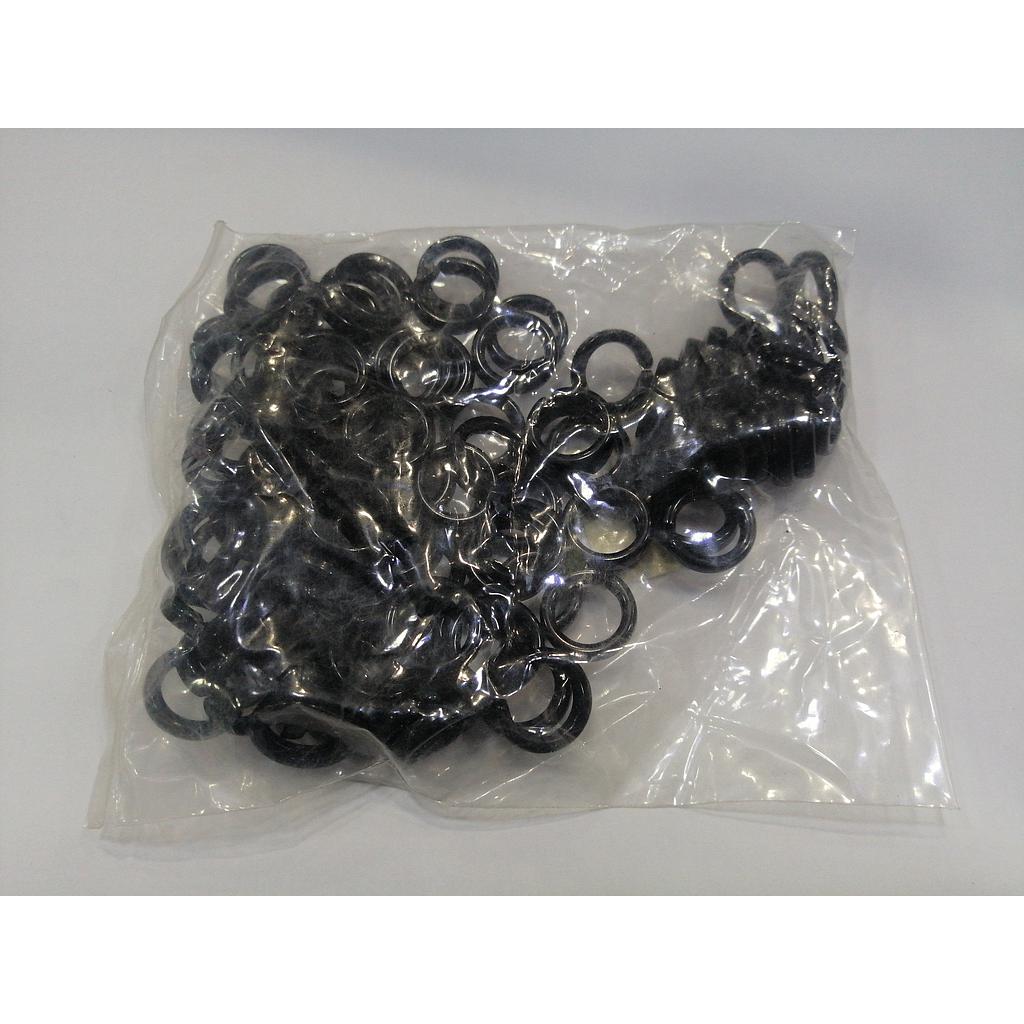 CADENA DE ACRILICO NEGRA 100 PCS