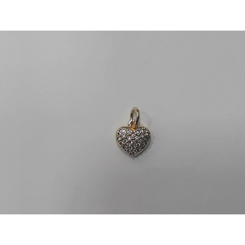 DIJE CORAZON MICROZIRCONIA