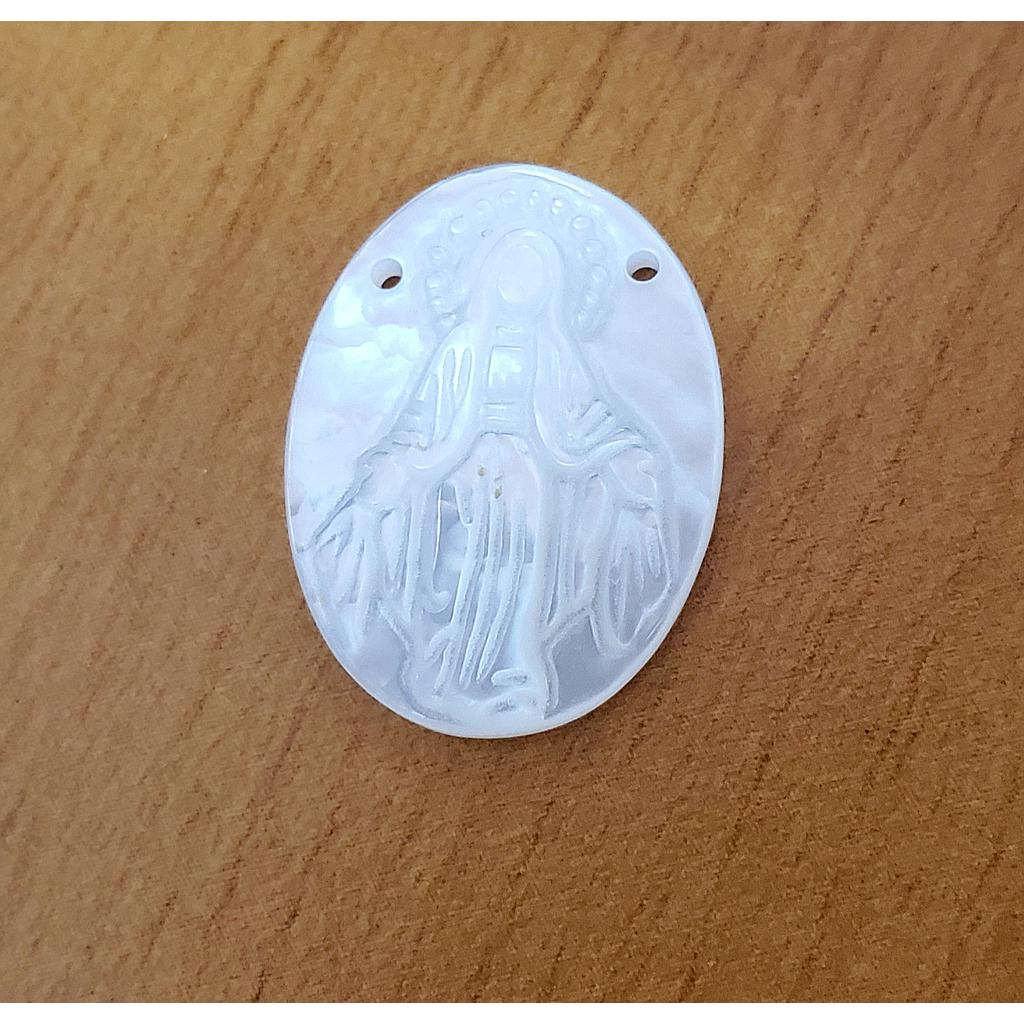 ESCAPULARIO MEDALLA MILAGROSA 15X20MM CONCHA NACAR