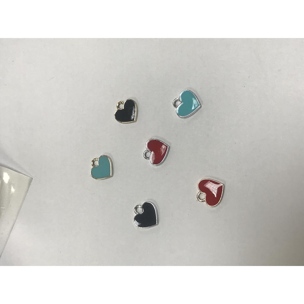 CORAZON PEWTER CON ENAMEL