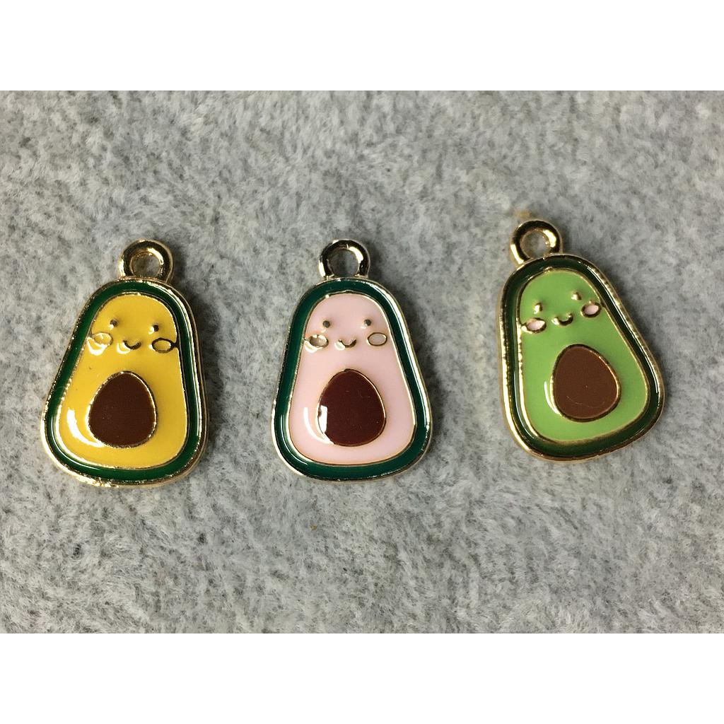 DIJE AGUACATE PEWTER Y ENAMEL