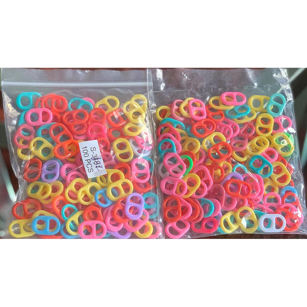 CANDADO  ACRILICO 10 PCS