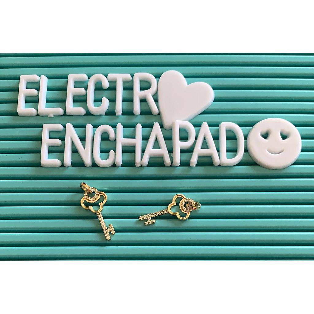 DIJE LLAVE DE ELECTROENCHAPADO