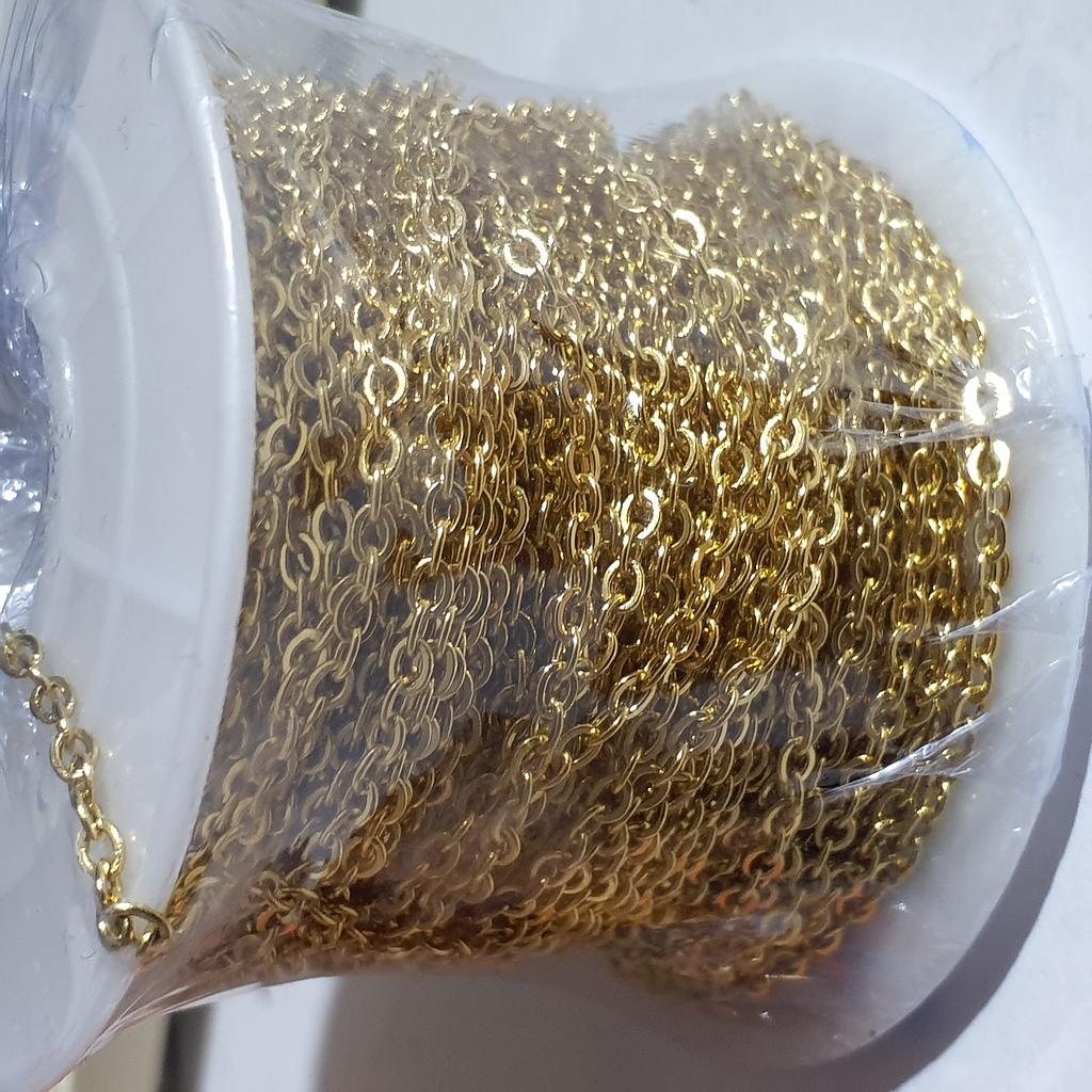 CADENA DE ACERO 0.5MM POR ROLLO 50METROS