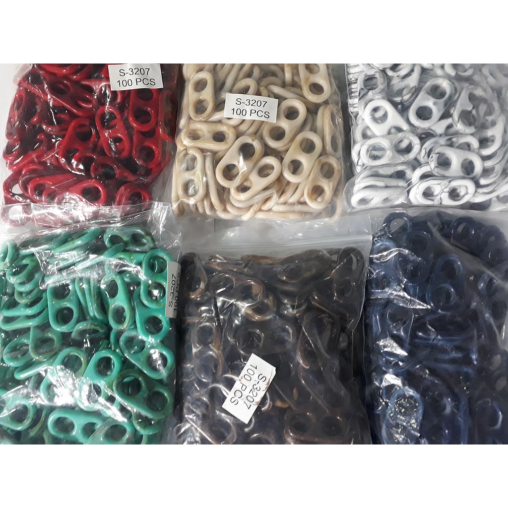 CADENA ACRILICA DE COLORES 12PCS