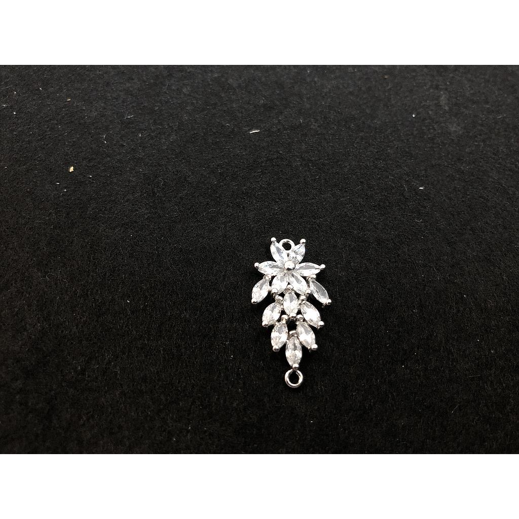 DIJE FLOR MICROCIRCONIA