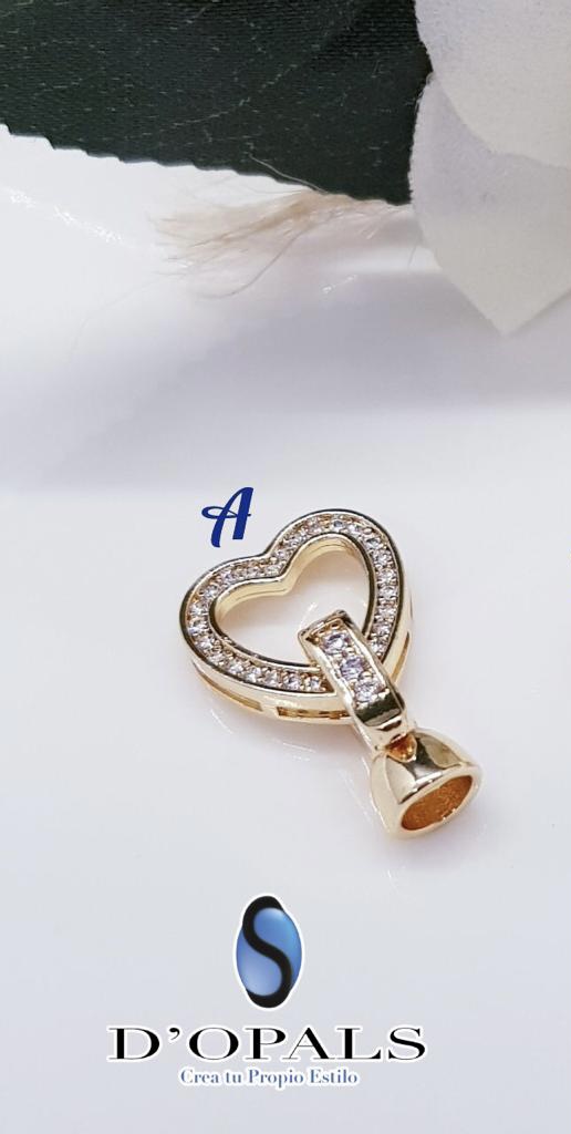 BROCHES CORAZONES ELECTROENCHAPADO