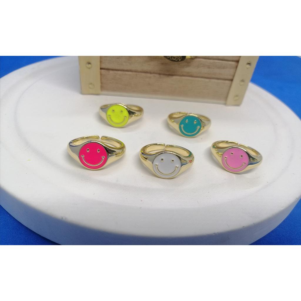 ANILLO DE CARITA ENAMEL Y MICROCIRCONIA