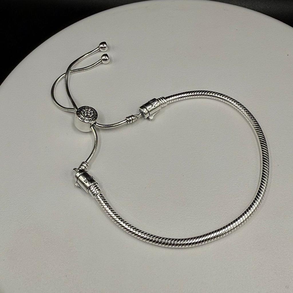 PULSERA PANDORA PLATA 18CM