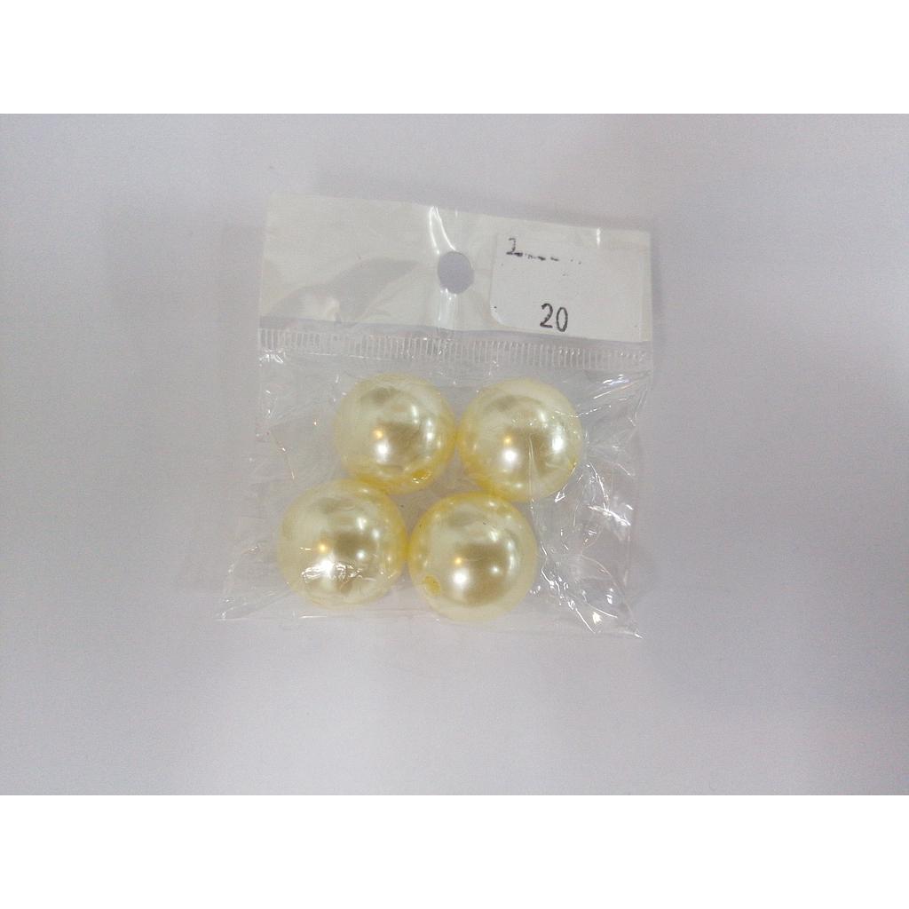 PERLAS ACRILICAS 18MM 4PCS