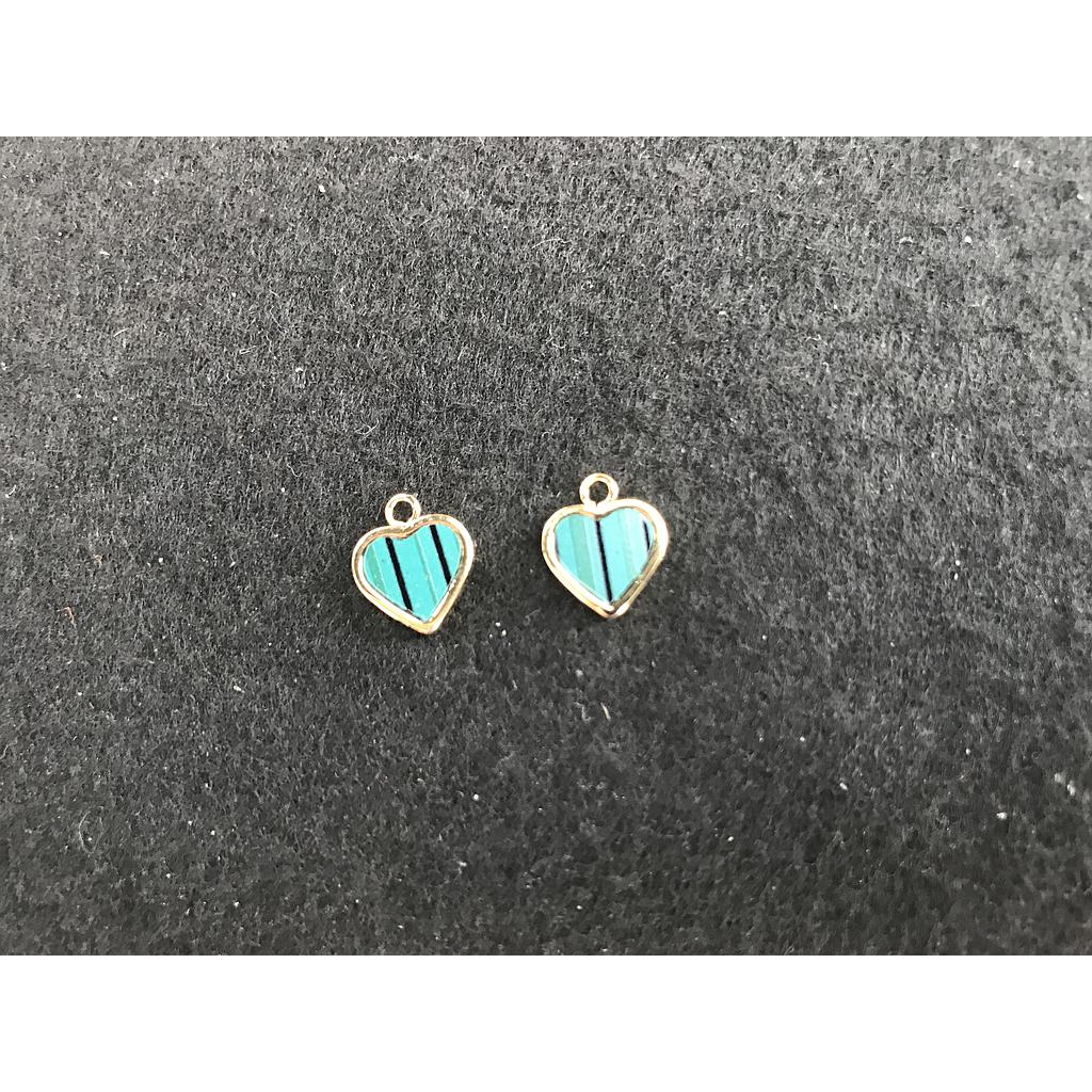 DIJE CORAZON ELECTROENCHAPADO