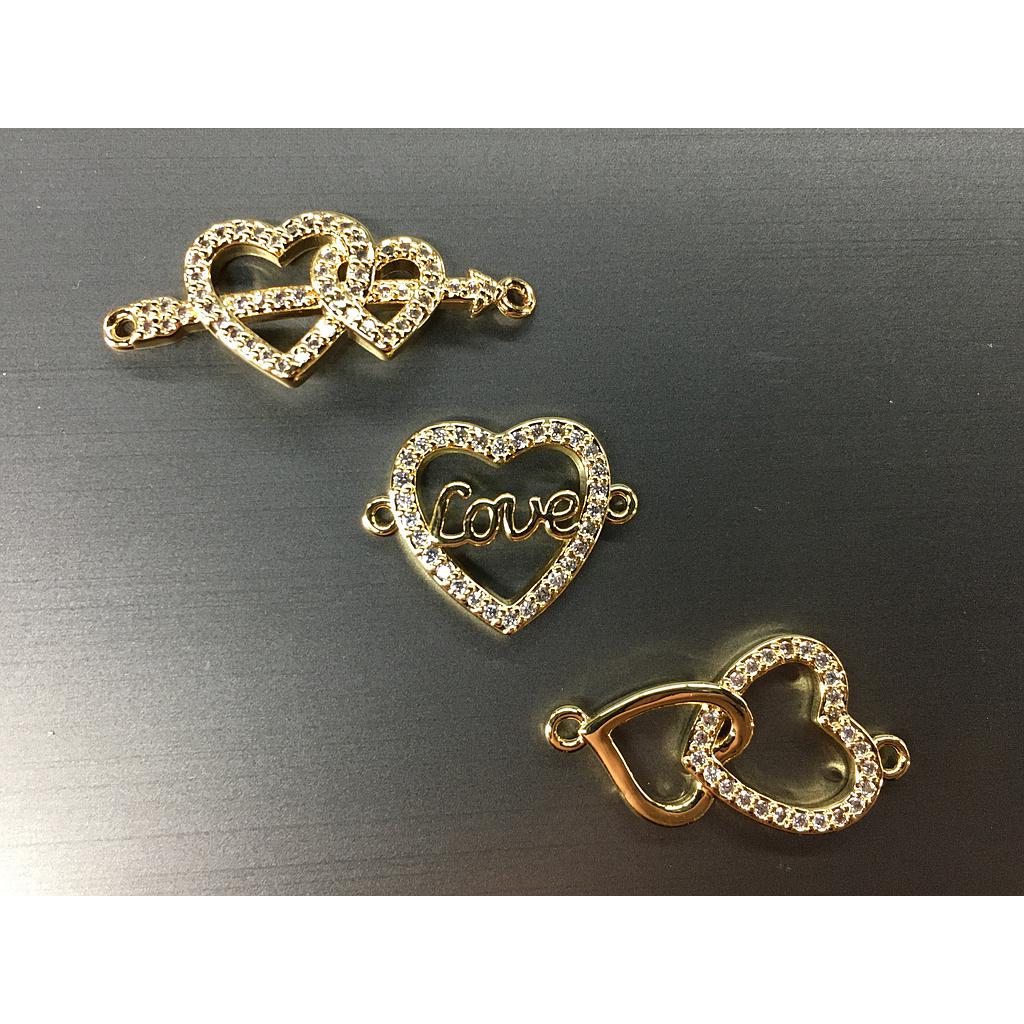 DIJE CORAZONES MICROCIRCONIA