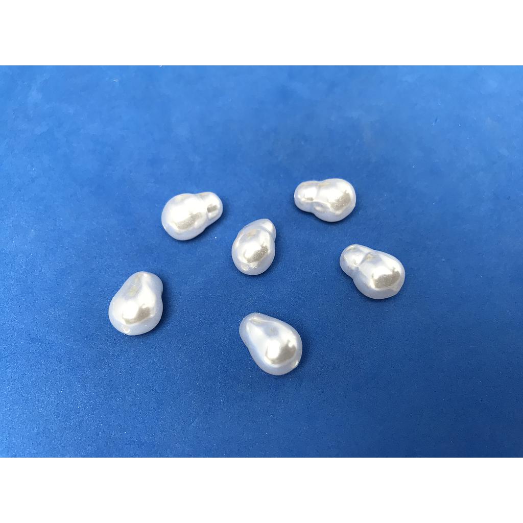 PERLA BARROCA ACRILICA 14MM 6PCS