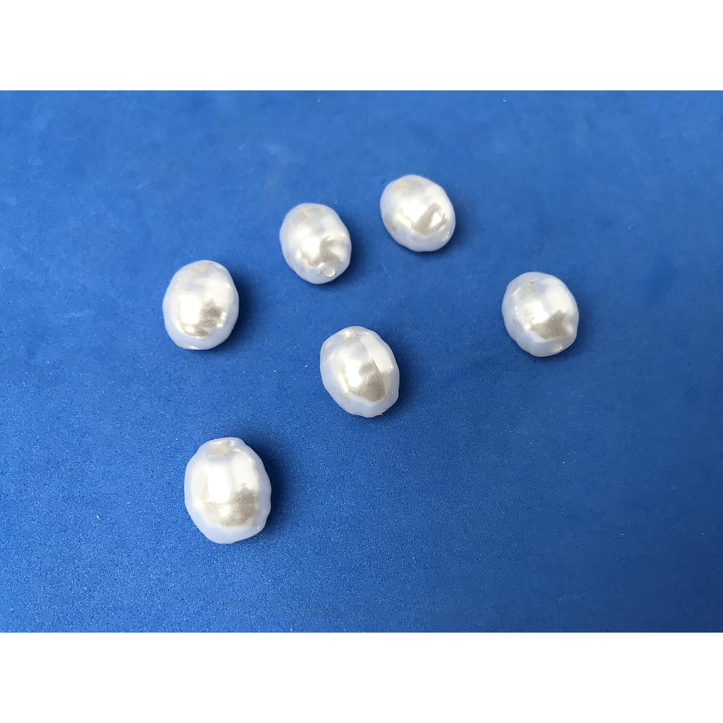 PERLA ACRILICA 12X13MM 100PCS