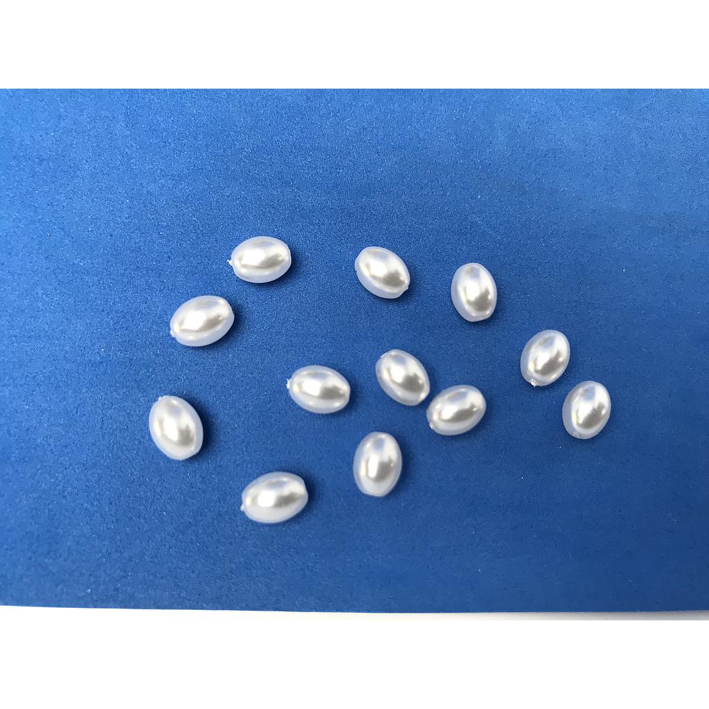PERLA ACRILICA 6X8MM 10PCS