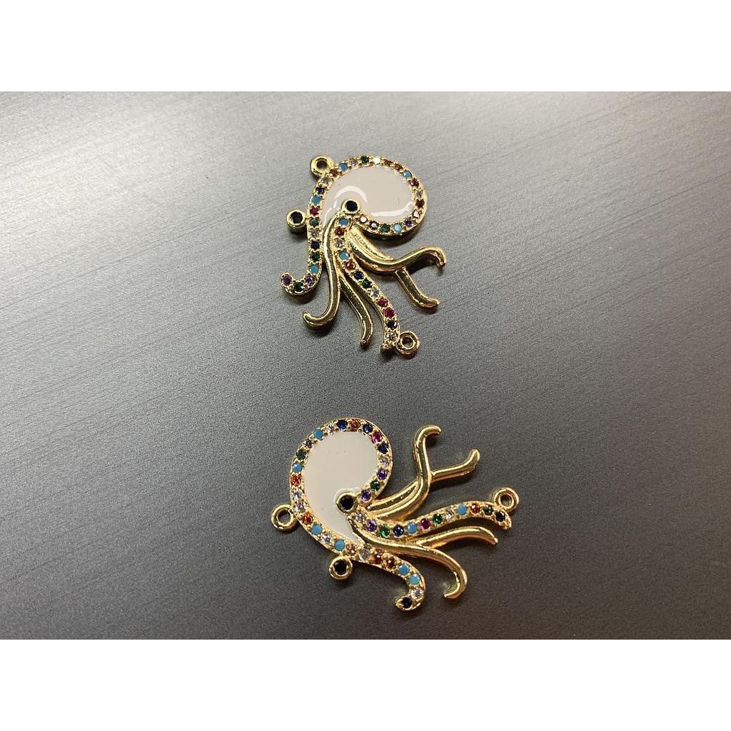 DIJE PULPO MICROCIRCONIA