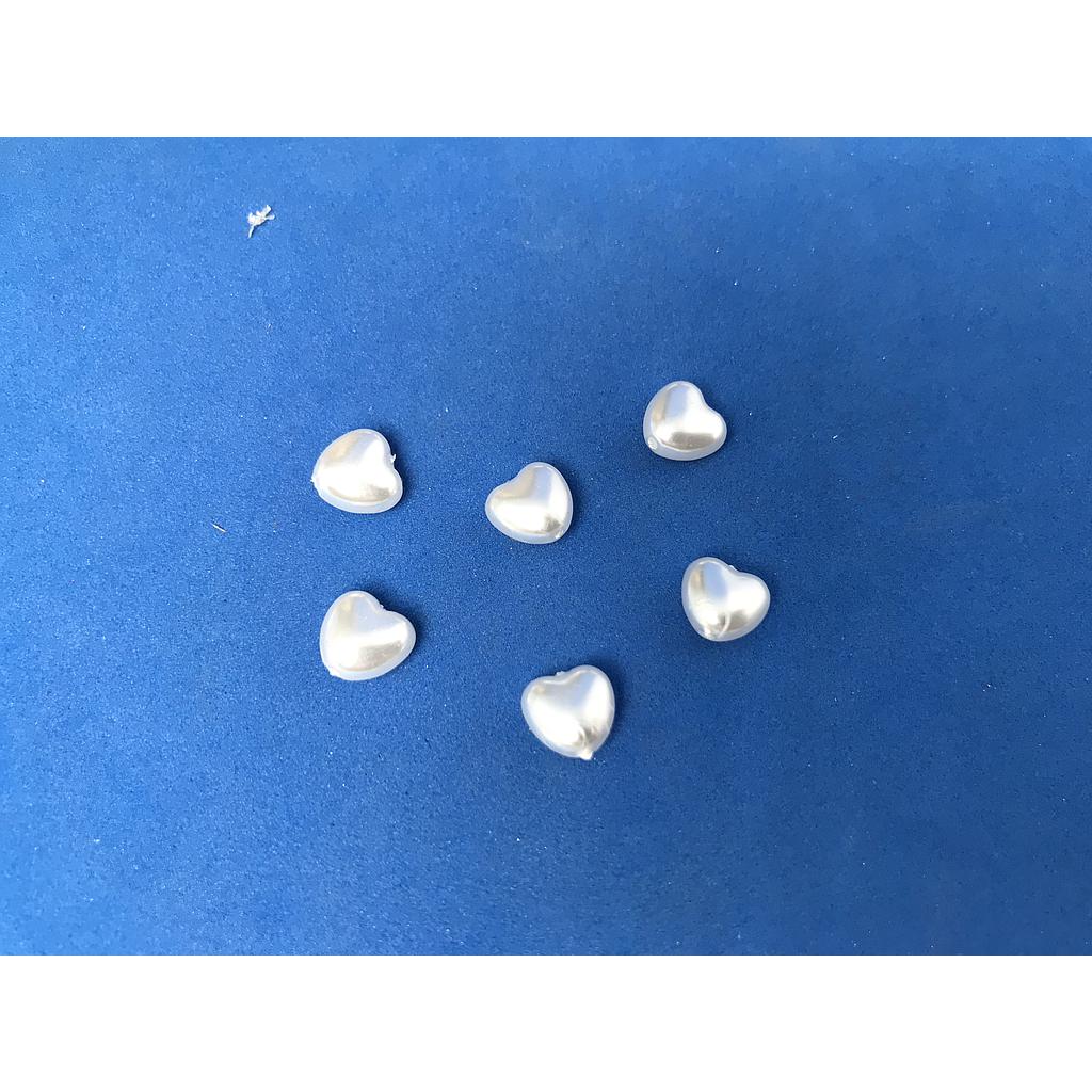 SEPARADORES DE CORAZONES ACRILICOS 8MM 6PCS