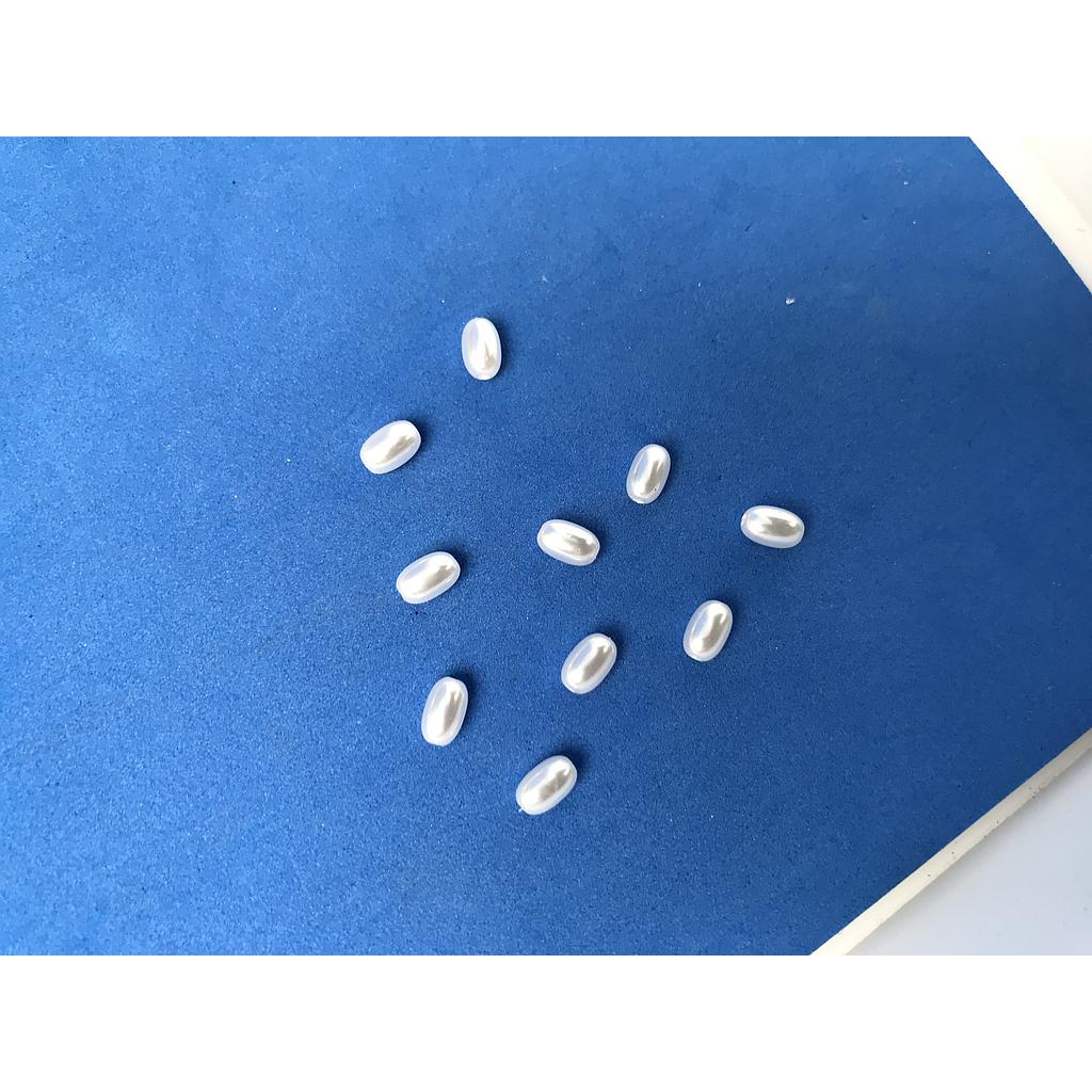 PERLA ACRILICA 4X6MM 10PCS