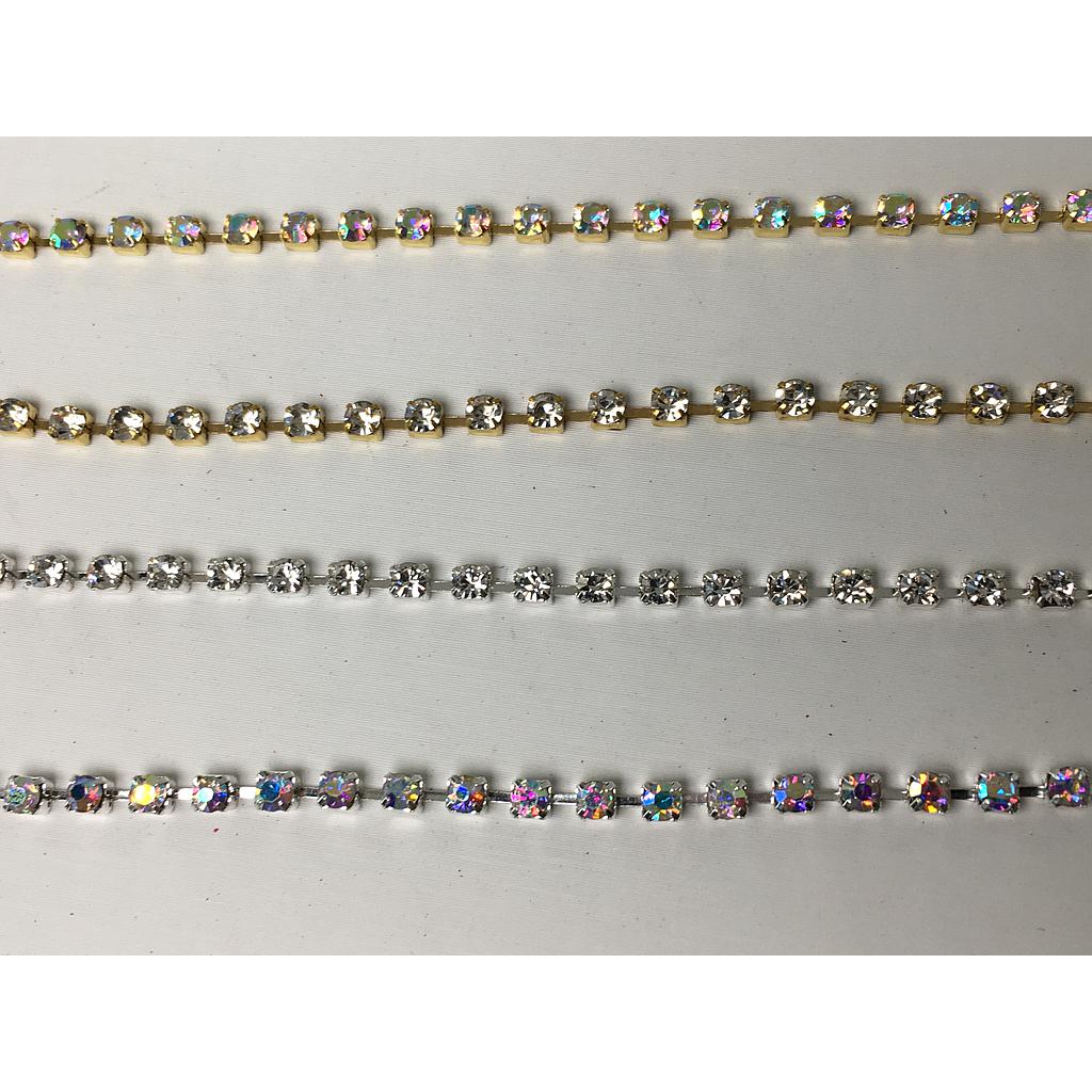 CADENA STRASS PEQUEÑA 2MM