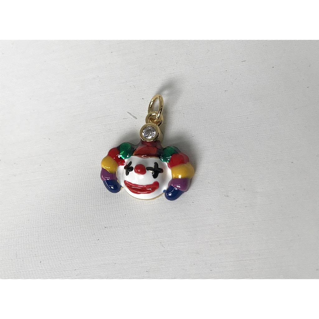 DIJE PAYASO MICROCIRCONIA Y ENAMEL