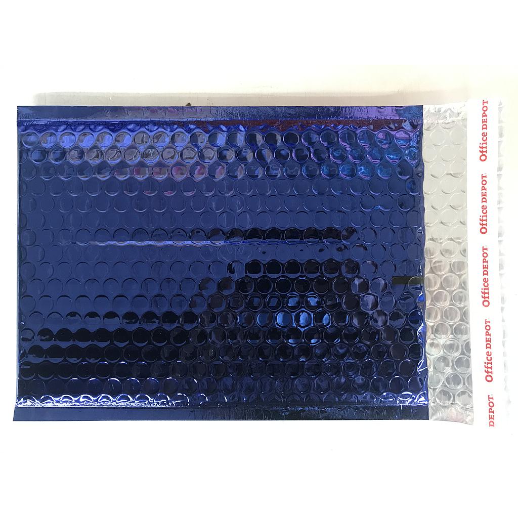 EMPAQUE METALICO AZUL 20X26CM