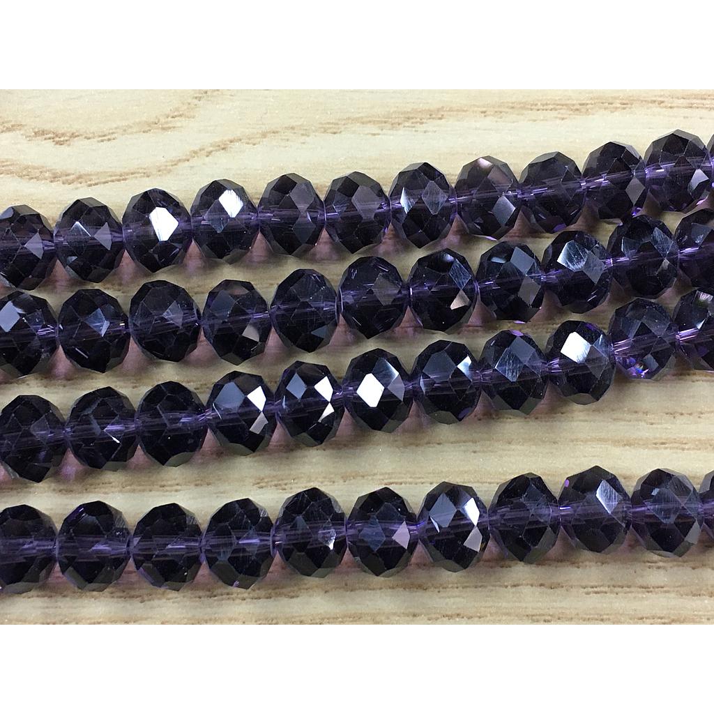 CRISTAL RONDEL MORADO UVA 10MM