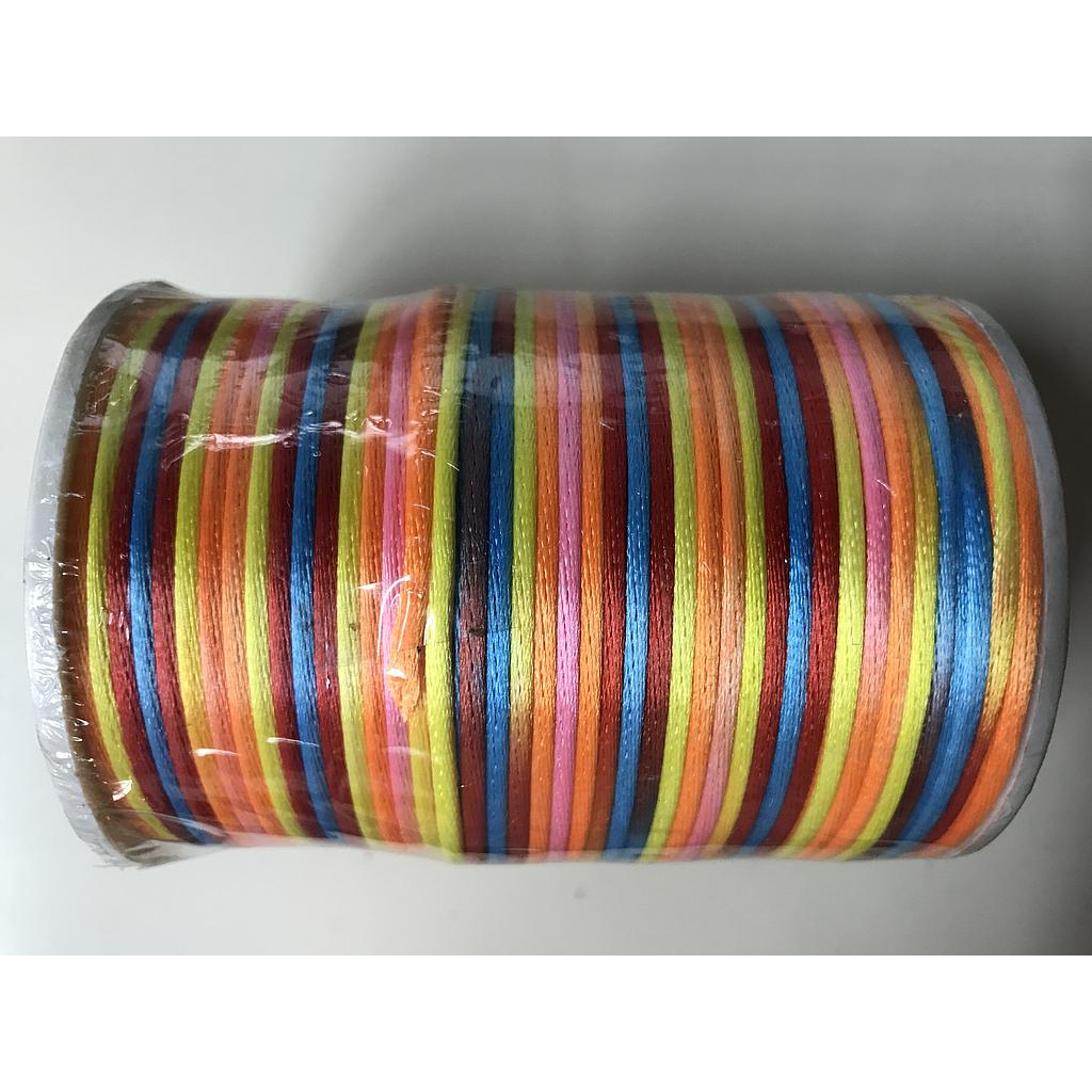 COLA DE RATON MULTICOLOR ROLLO 2MM 144YDS