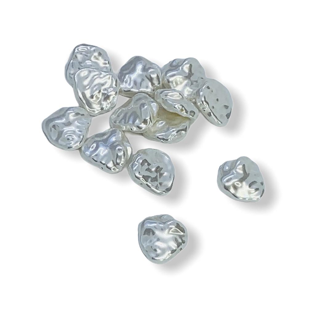 PERLA ACRILICA BARROCA 13X14MM RISTRA 14PCS