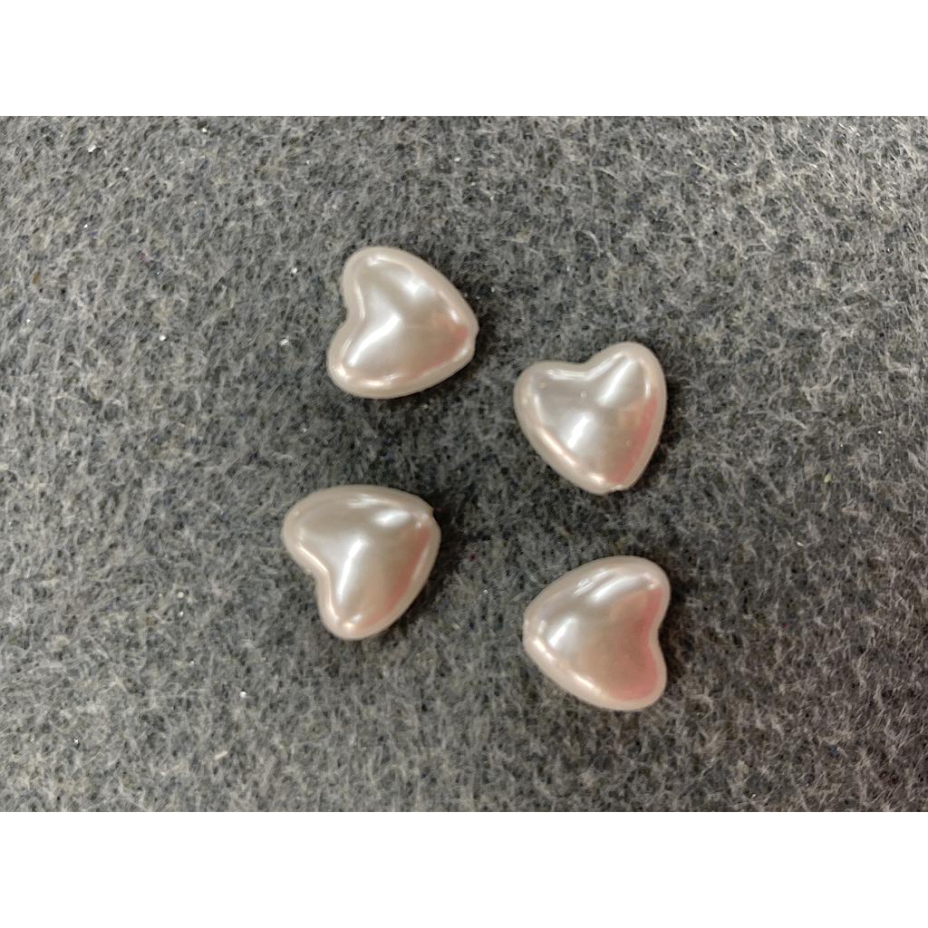 PERLA ACRILICA CORAZON 12MM 6PCS