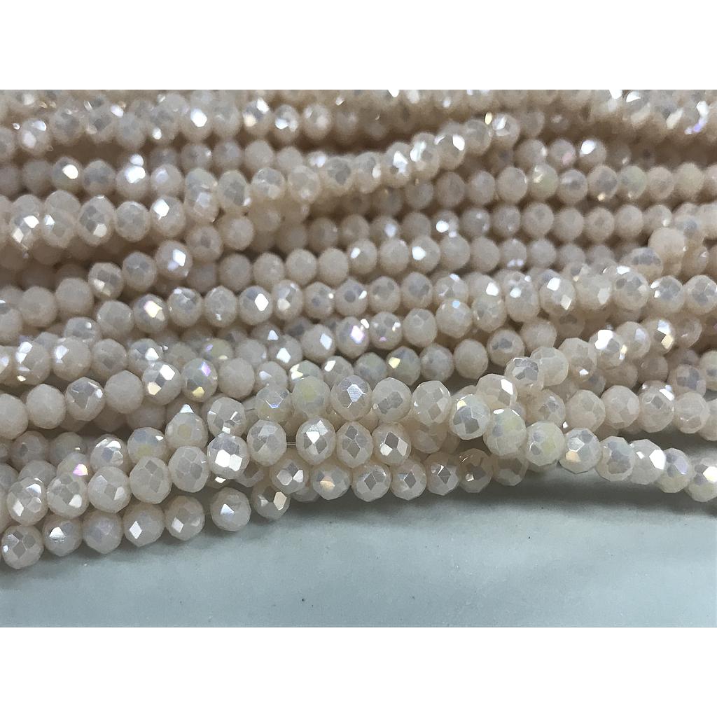 CRISTAL RONDEL NUDE AB 6MM