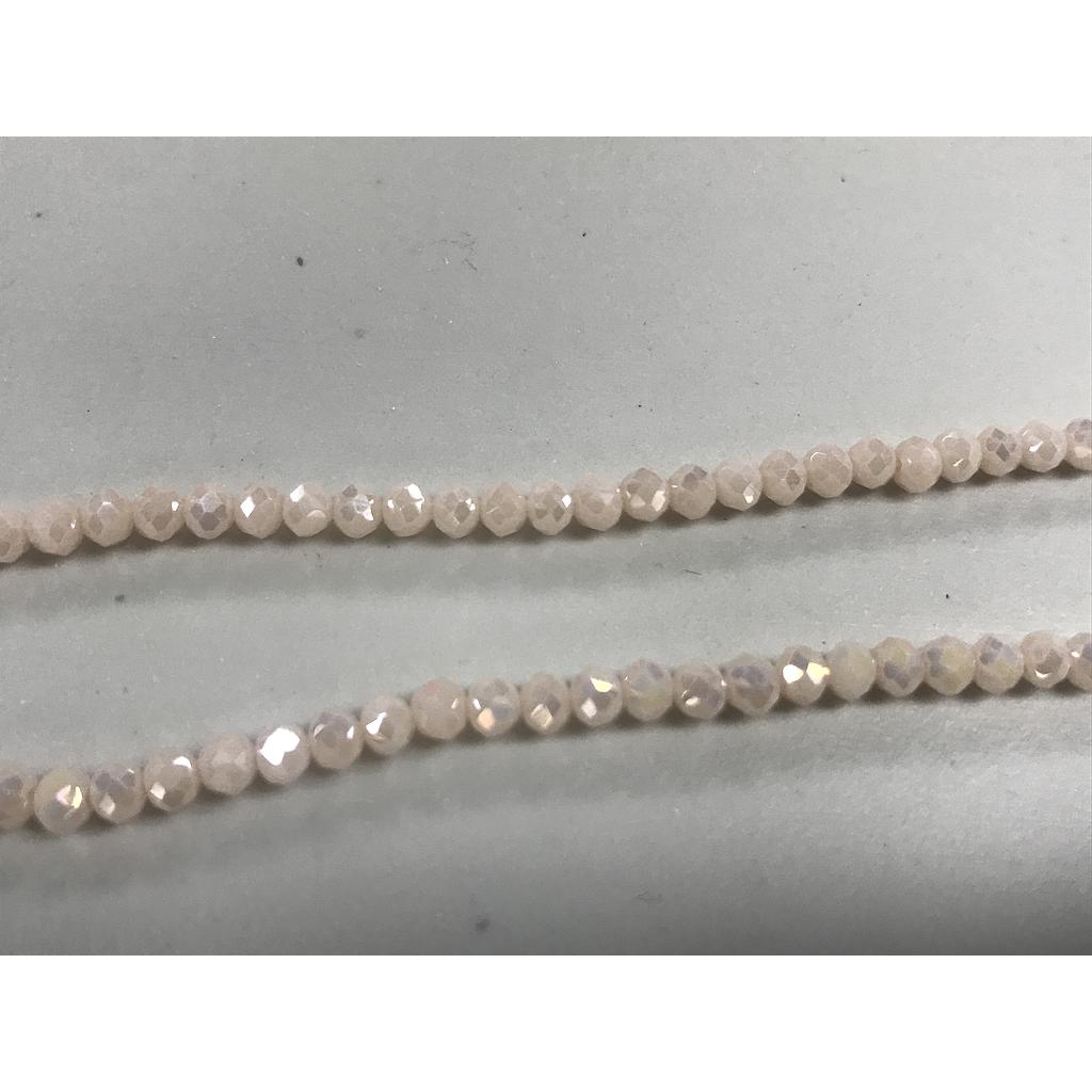 CRISTAL RONDEL NUDE AB 4MM