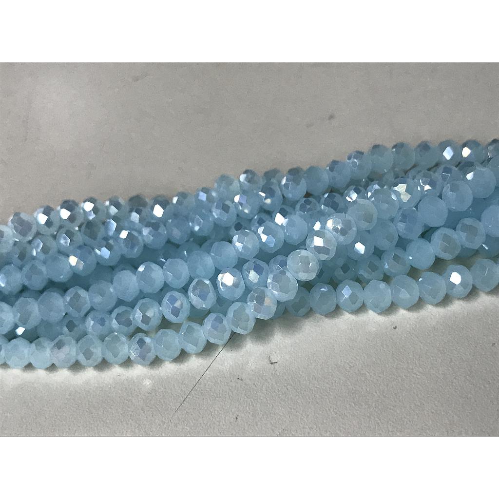 CRISTAL RONDEL CELESTE AB 4MM | D´OPALS