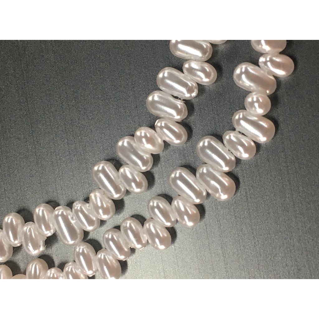 PERLA ACRILICA IMITACION PERLA DE RIO 3X5MM 50PCS