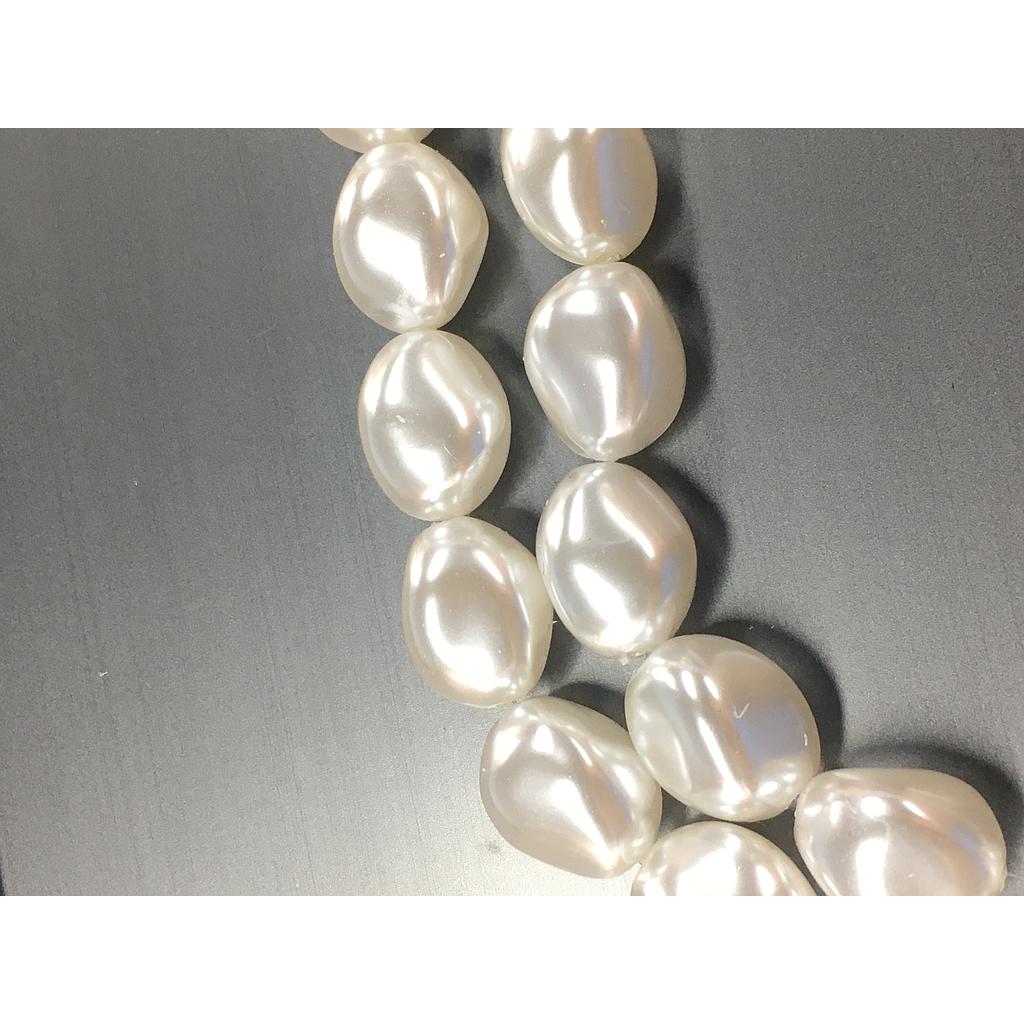 PERLA ACRILICA 15X12MM 2PCS