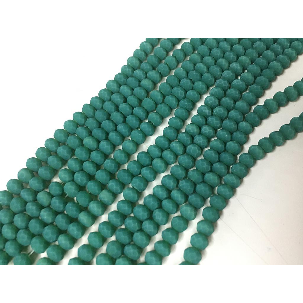 CRISTAL RONDEL MATE VERDE BASIL 4MM