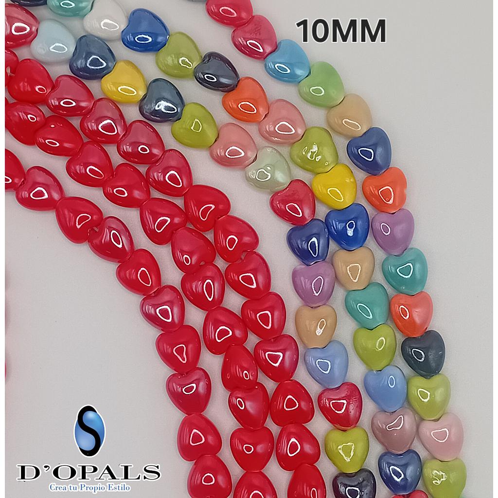 CERAMICA DE CORAZON 10MM
