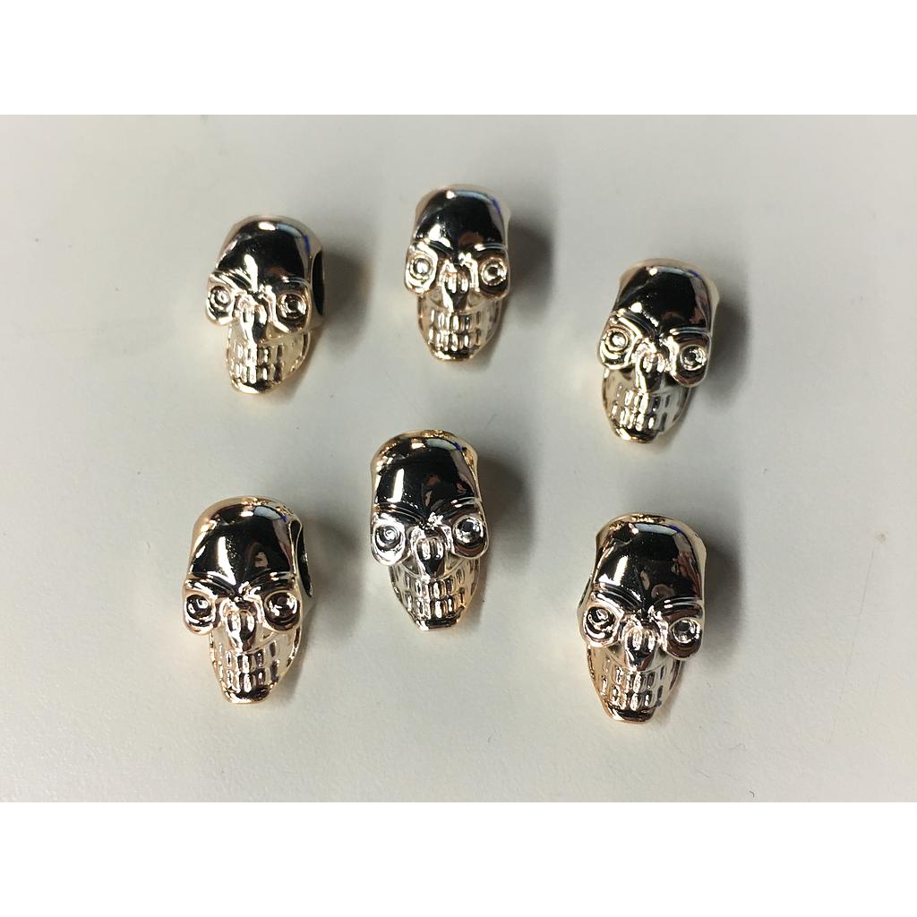 SEPARADOR ACRILICO CALAVERA 8X15MM 20PCS