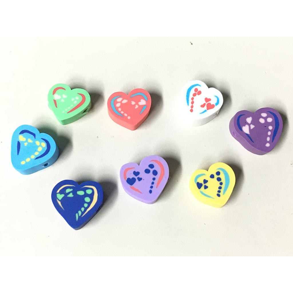 FIMO CORAZONES 6PCS