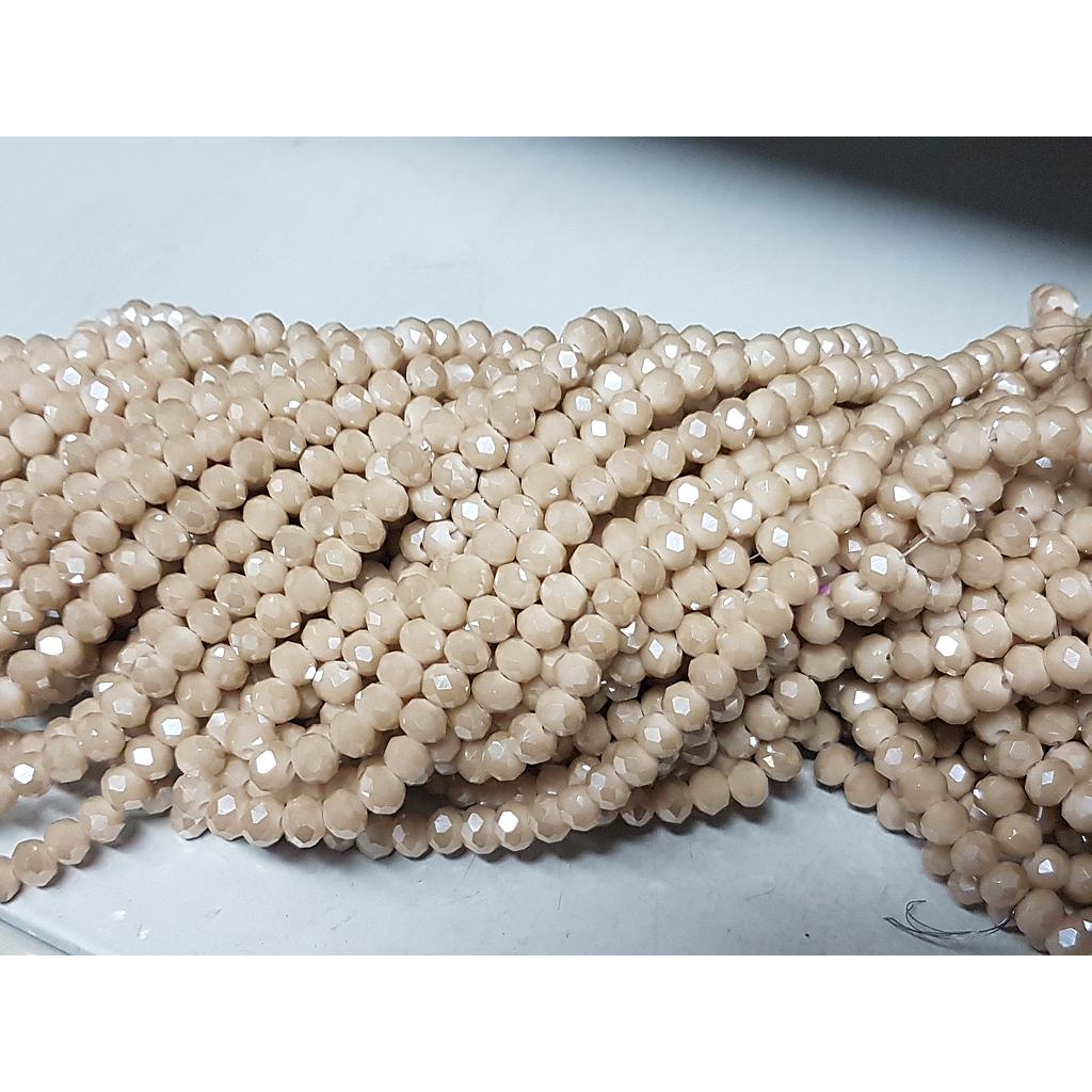 CRISTAL RONDEL CREMA 6MM