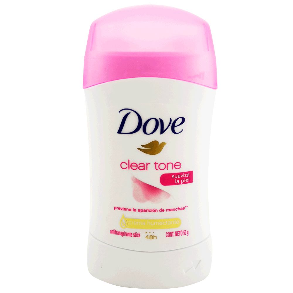 DESODORANTE DOVE CLEAR TONE 50g