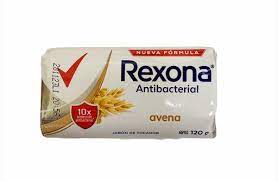 JABÓN REXONA ANTIBACTERIAL AVENA 120g