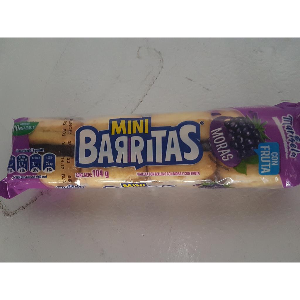 MINI BARRITAS MORAS 104 GR