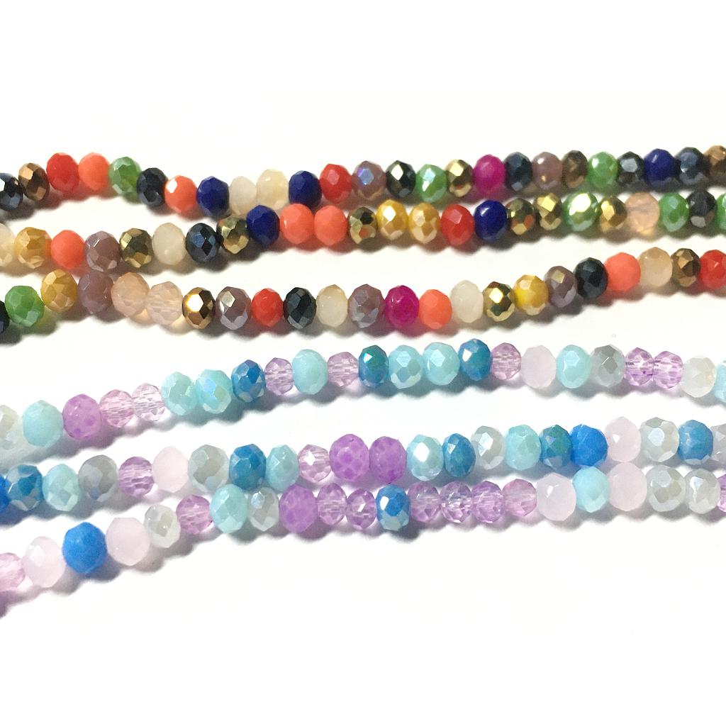 CRISTAL RONDEL MULTICOLOR 3MM