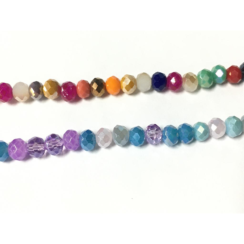 CRISTAL RONDEL MULTICOLOR 6MM