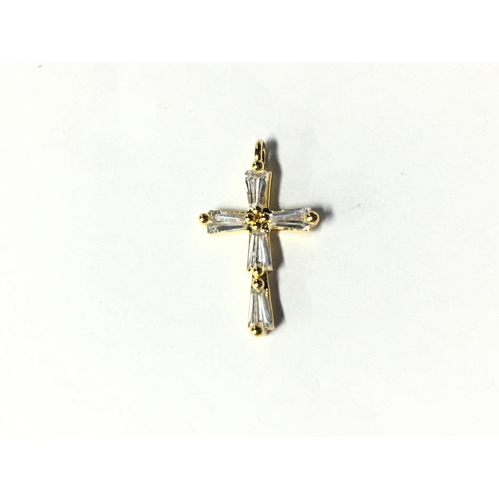 DIJE CRUZ MICROCIRCONIA 10X15MM