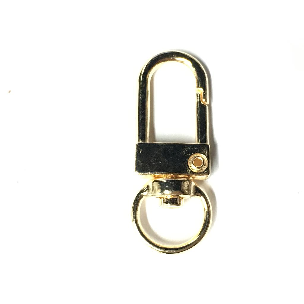 BROCHE PARA LLAVERO PEWTER DORADO 33X12MM