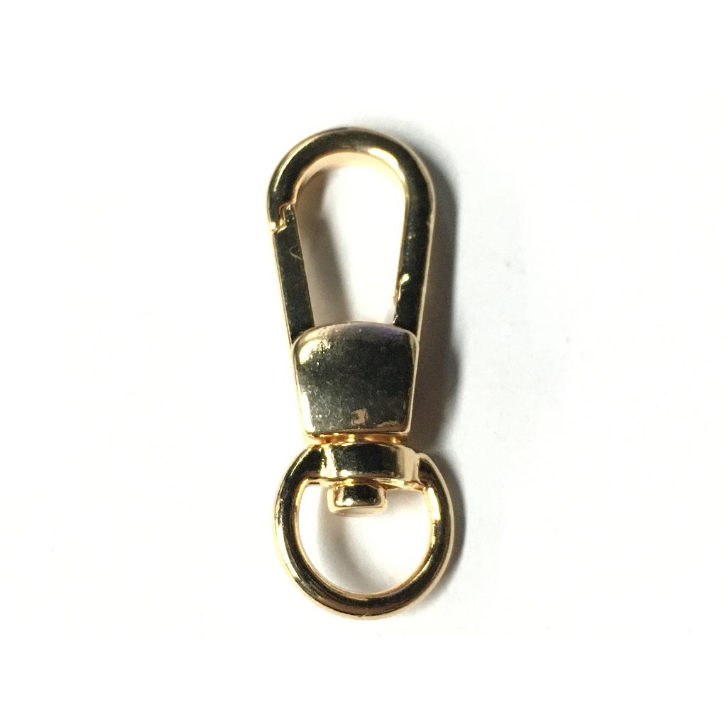 BROCHE PARA LLAVERO PEWTER DORADO 37X12MM