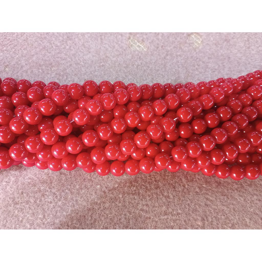 PIEDRA AGATA ROJA 8MM